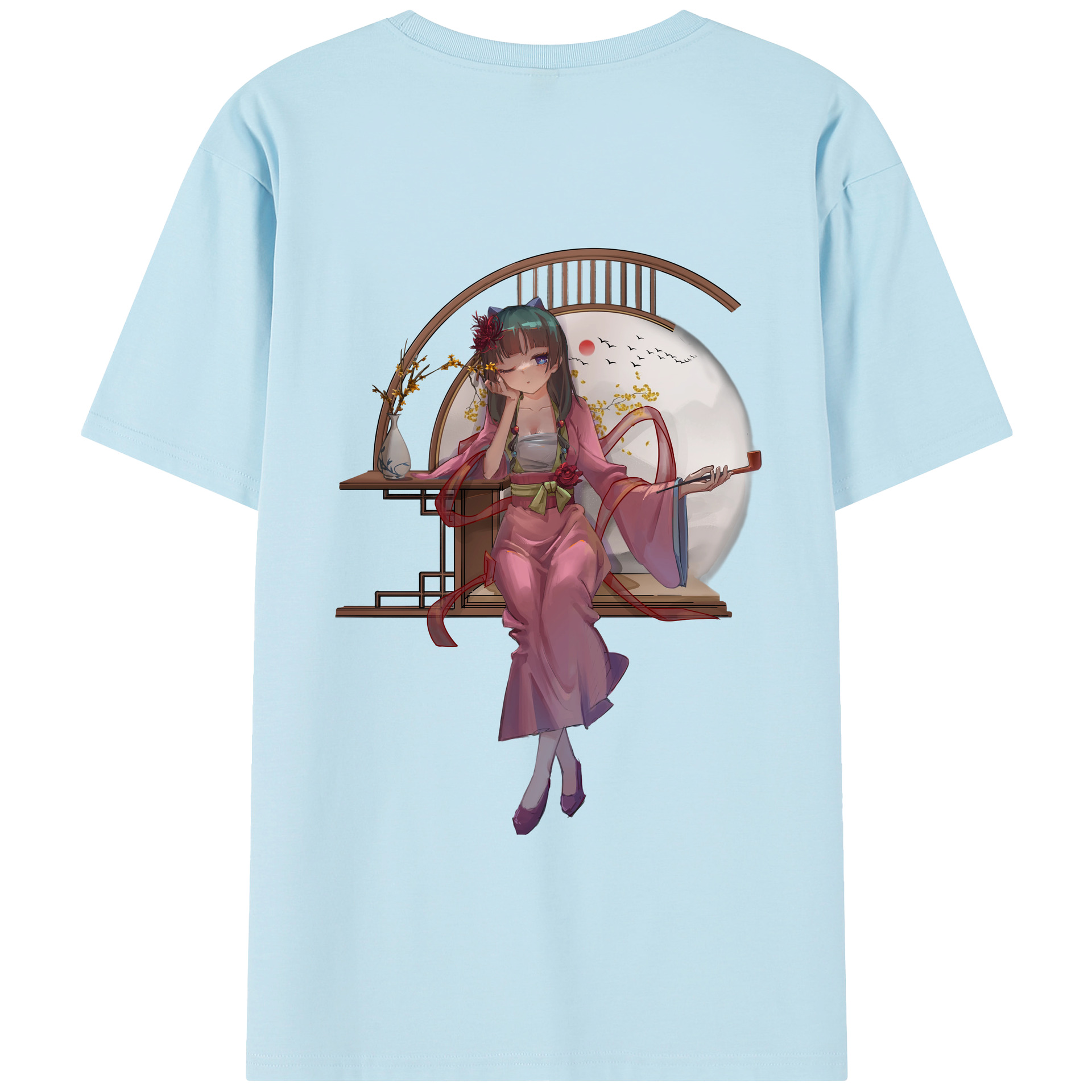 （画像用） 薬屋のひとりごと The Apothecary Diaries 綿100％半袖Tシャツ（背面プリント）